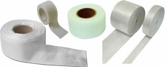 Fiber glass tapes in roll